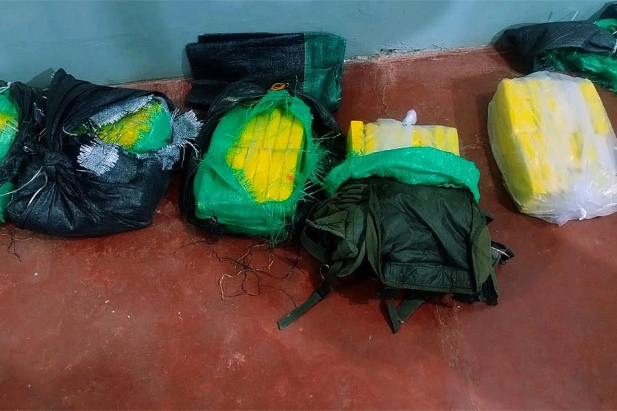 Coca&iacute;na incautada en Salta. Gendarmer&iacute;a Nacional