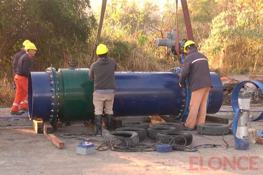 Colocan una v&aacute;lvula de 900 mil&iacute;metros en Paran&aacute;