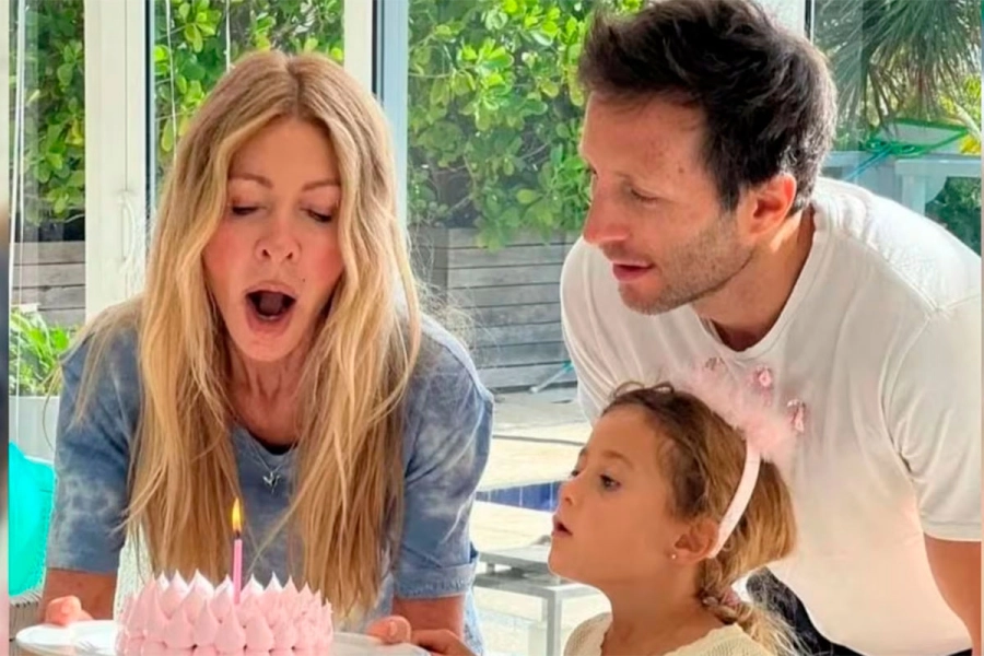 Mila Yankelevich junto a su familia