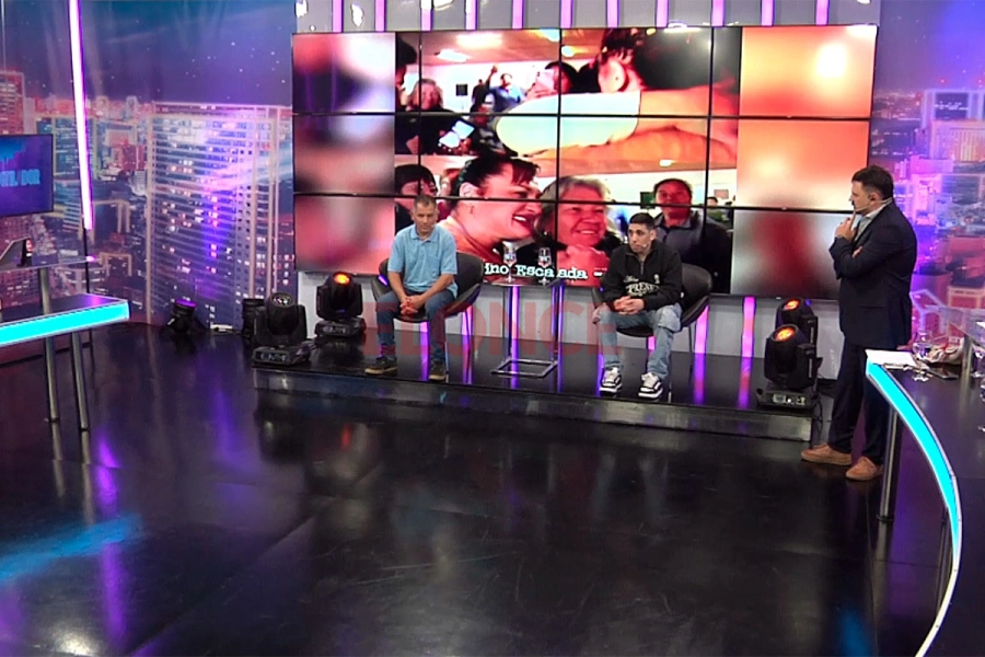 <b>Leonardo &ldquo;Motoneta&rdquo; Dehan</b> y  <b>Nicol&aacute;s Pagliaruzza estuvieron en El Ventilador. Foto: Elonce.</b>