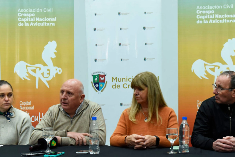 Conferencia de prensa- Municipalidad de Crespo