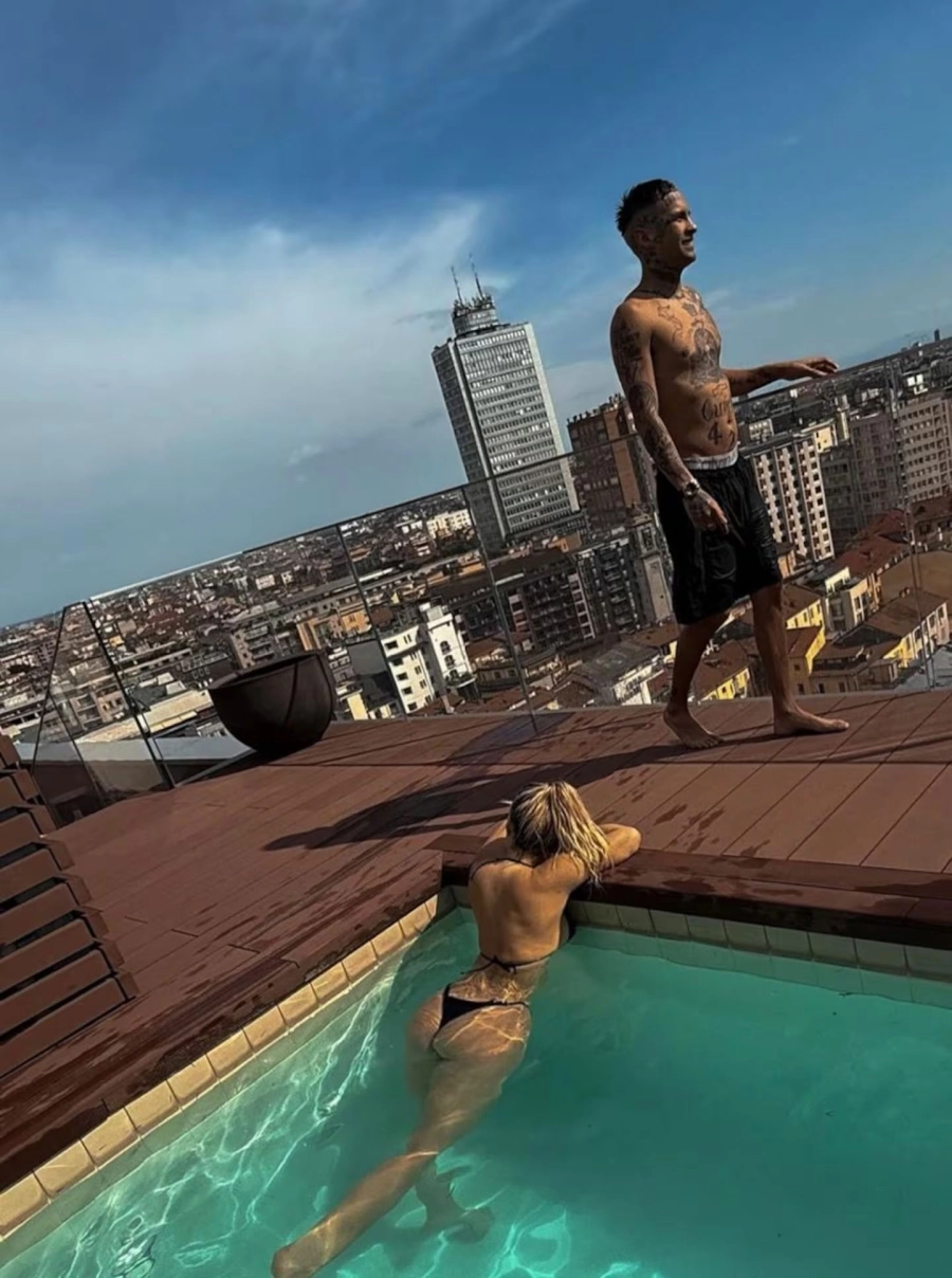 Wanda con L-Gante. Instagram