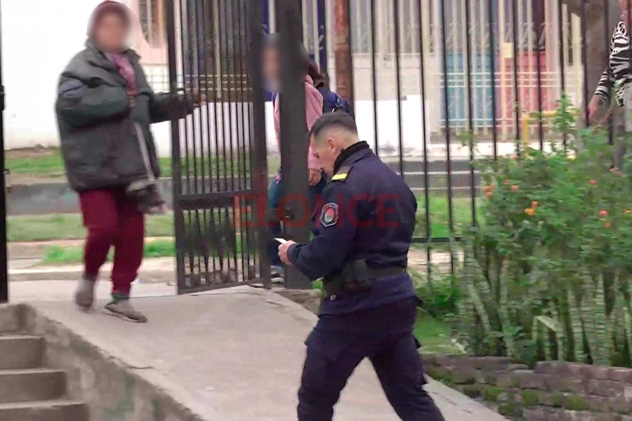 Balacera cerca de una escuela de Paraná activó el protocolo de evacuación (foto Elonce)