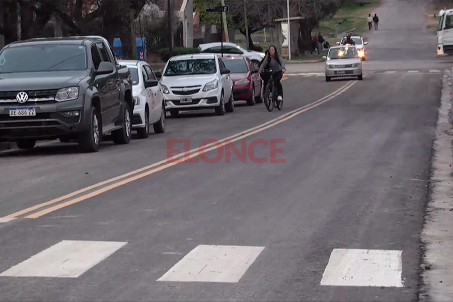 La obra pavimentada en Paran&aacute;. Foto: Elonce.