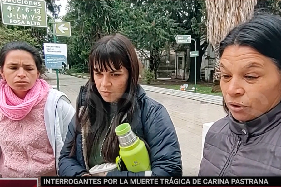 Familiares de Carina Pastrana. (Foto: C&oacute;digos)