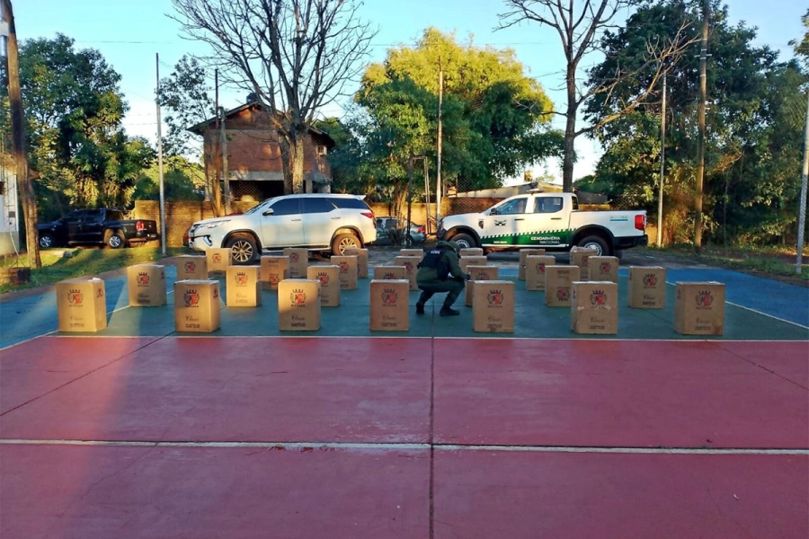 Contrabando de cigarrillos. Gendarmer&iacute;a Nacional