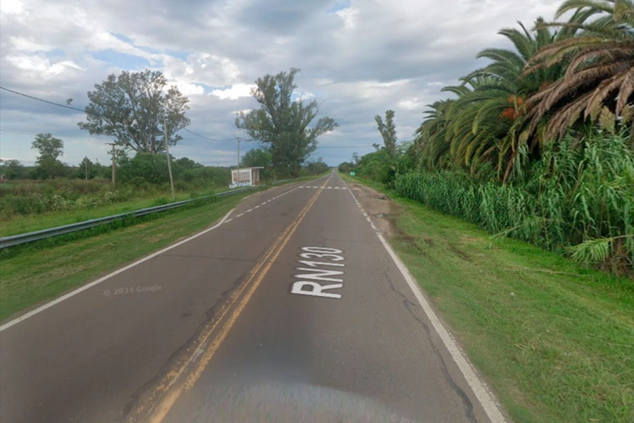 El lugar donde se produjo el accidente. Foto: Google Maps.