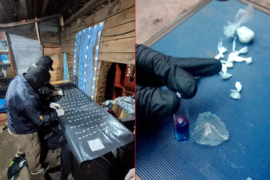 Allanamientos simult&aacute;neos por narcomenudeo en Concordia (foto Polic&iacute;a de Entre R&iacute;os)