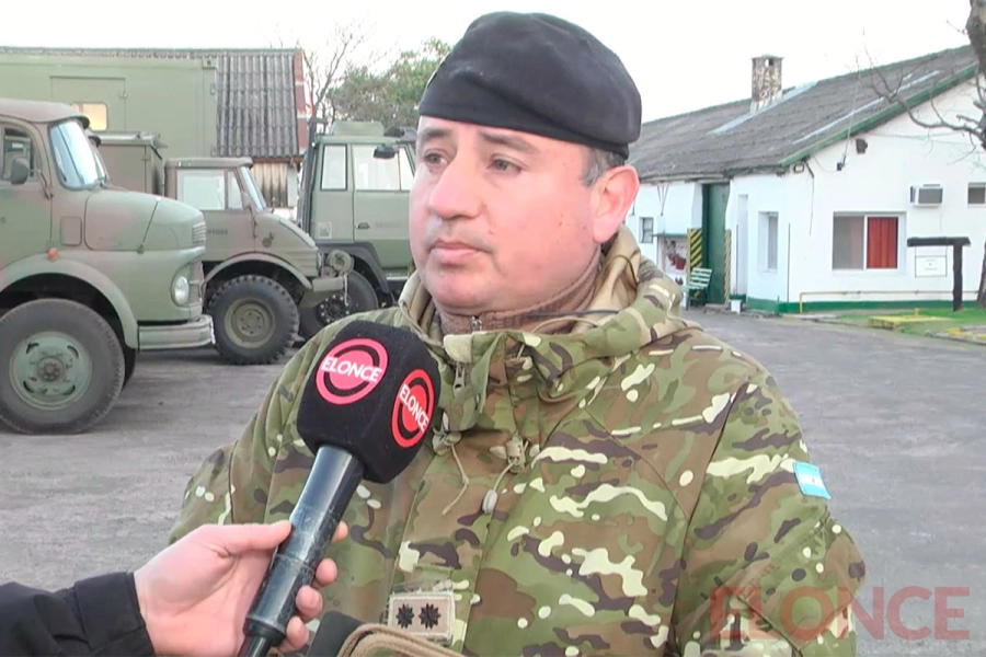 Teniente coronel Claudio Ord&oacute;ñez, jefe de la BAL