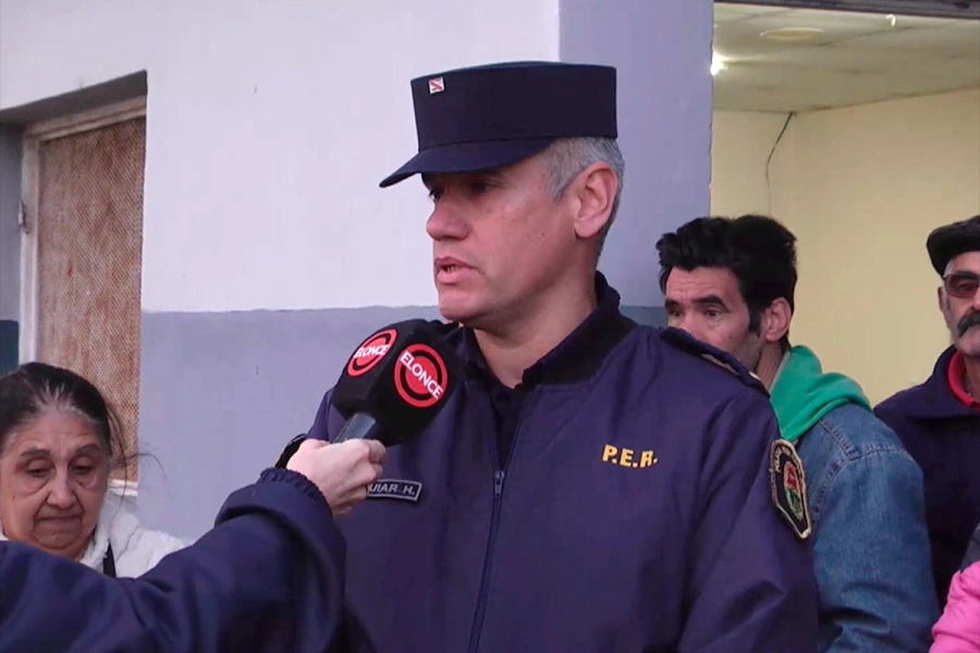 El jefe de la Comisar&iacute;a Novena, Héctor Aguiar.