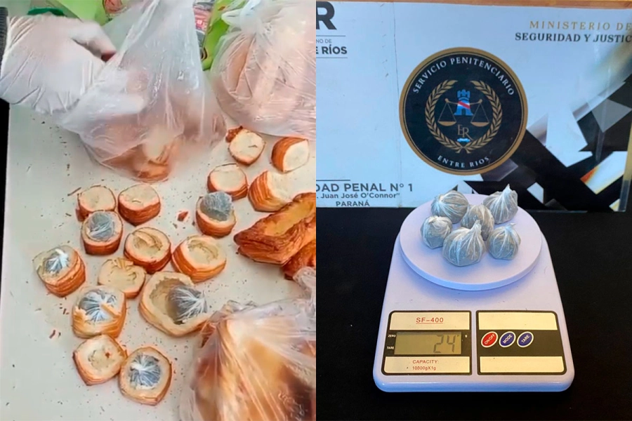 Intentaron ingresar droga a la cárcel de Paraná oculta en facturas y galletas