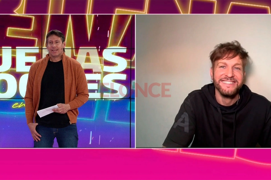 Axel dialog&oacute; con el equipo de Buenas Noches. Foto: Elonce.