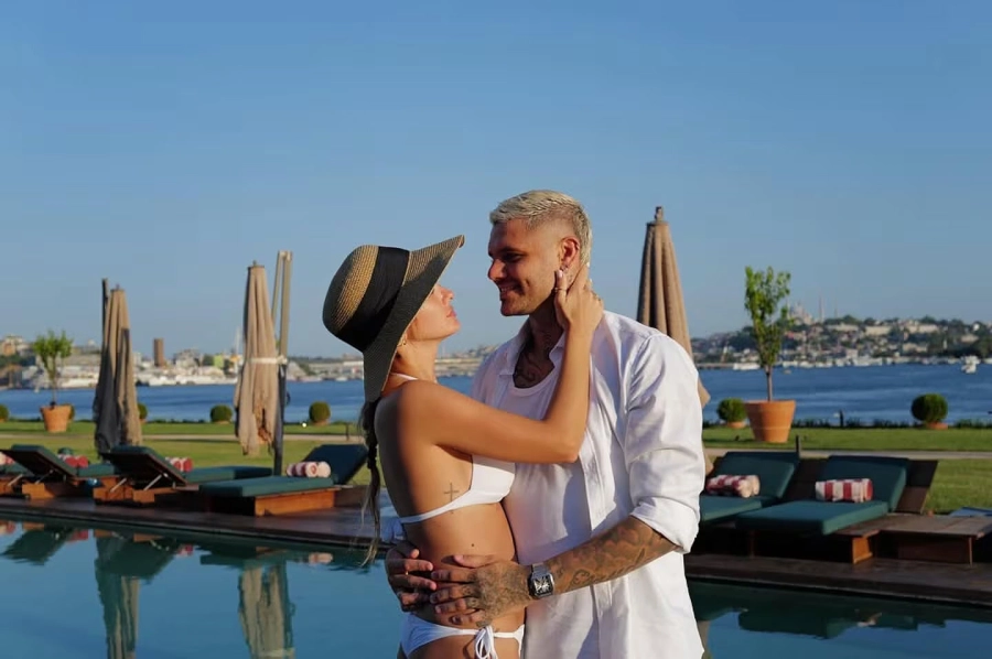 China Su&aacute;rez y Mauro Icardi. Instagram