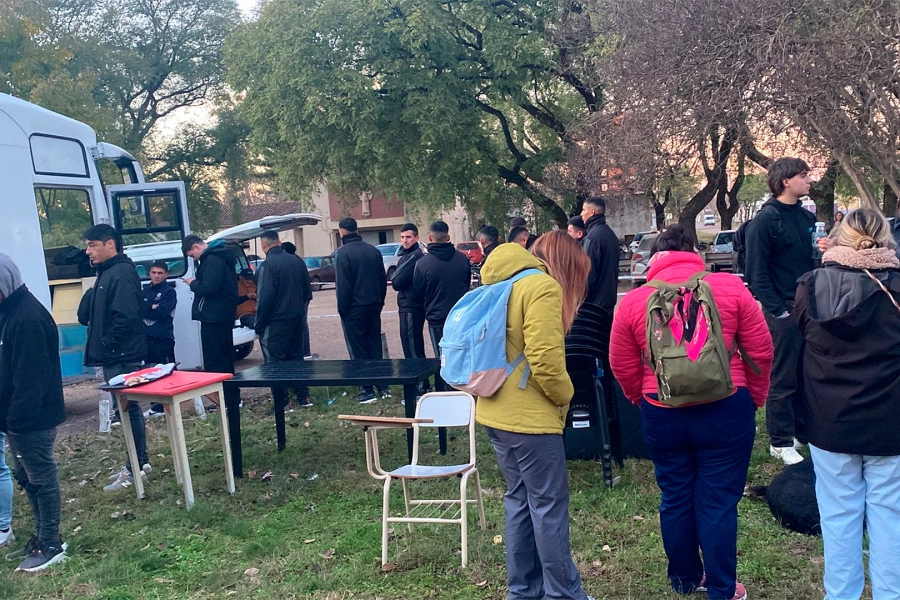 Colecta de sangre en Villaguay.