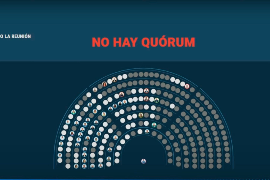Qu&oacute;rum en Diputados.
