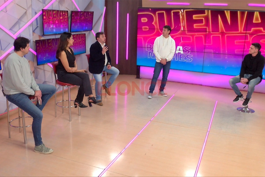 Estuvo en el programa Buenas Noches. Foto: Elonce.