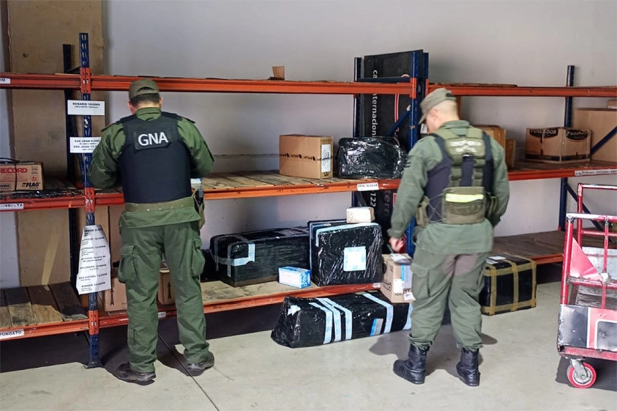 Contrabando en Mendoza. Gendarmer&iacute;a Nacional