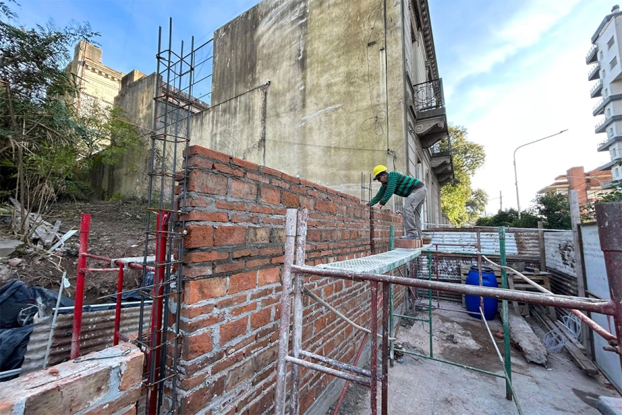 Obras en el Colegio Nacional. Gobierno de Entre R&iacute;os