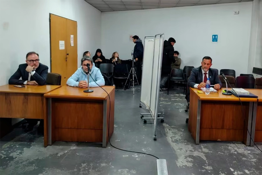 Contardi a la espera del inicio del veredicto (foto Jaime Olivos / Infobae)