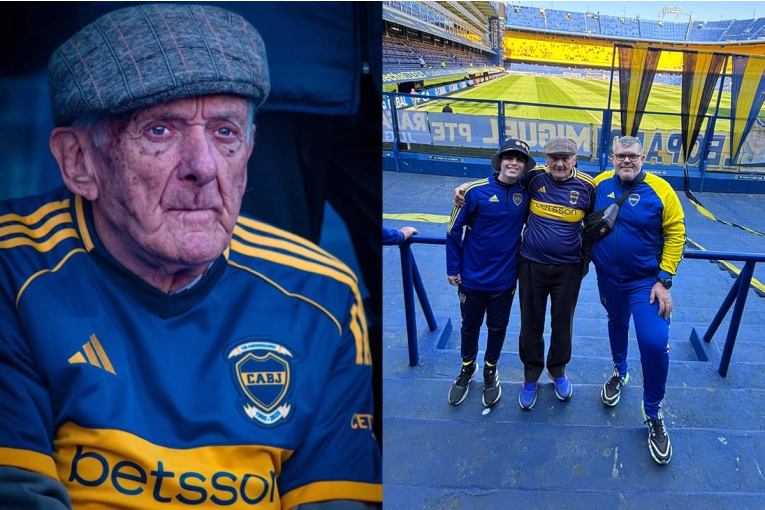 De Entre Ríos a La Bombonera: Gerardo cumplió 81 años y vio a Boca por primera vez