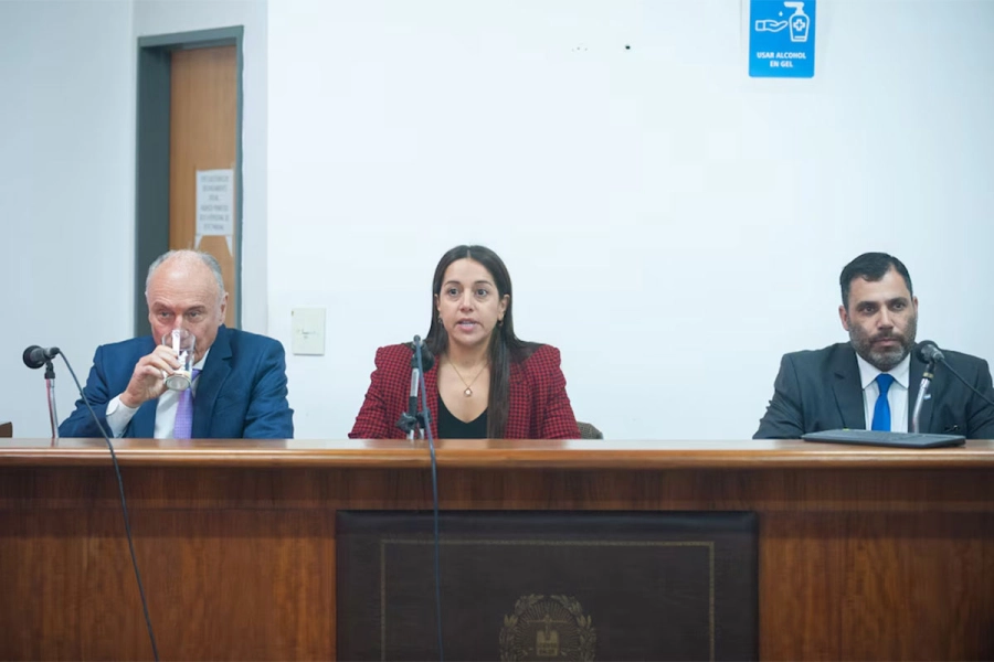 El tribunal que conden&oacute; a Contardi. Infobae