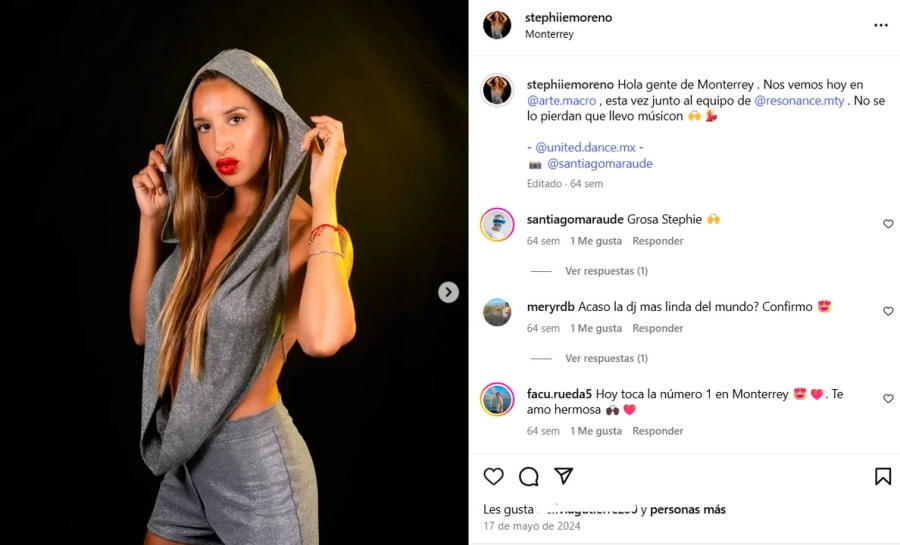 Stephie Moreno. Instagram