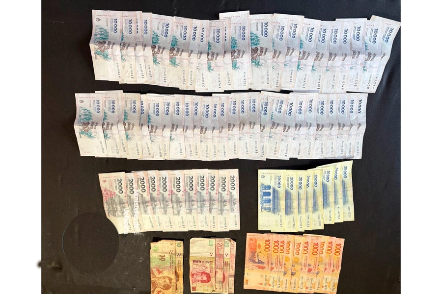 Secuestraron dinero tras allanamientos por millonario robo en Villa Elisa (foto Policía de Entre Ríos)