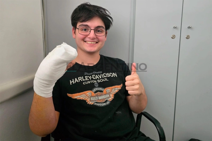 Manuel espera por el alta m&eacute;dica (foto El Argentino)