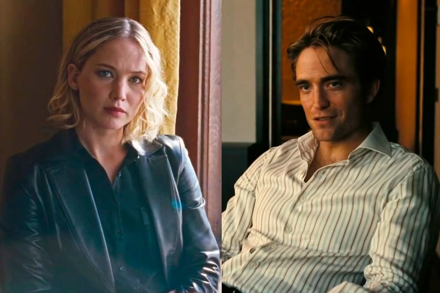 Jennifer Lawrence y Robert Pattinson.