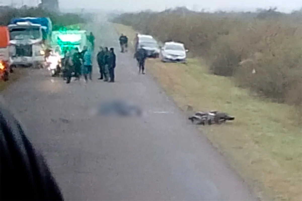 Motociclista murió tras ser embestido por un camión
