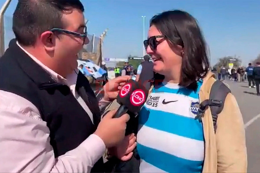 La madre de Oro Verde que se hizo presente junto a su familia. Foto: Elonce.