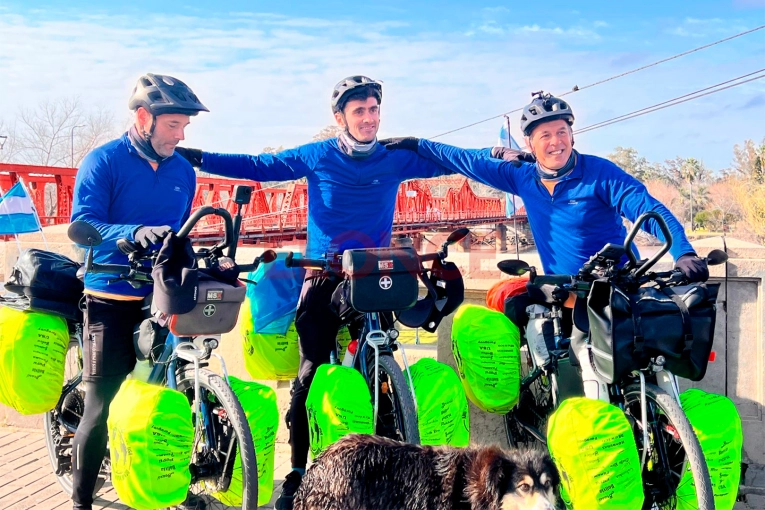 Aventura rumbo al Mundial: testimonios de los entrerrianos que iniciaron su travesía en bicicleta