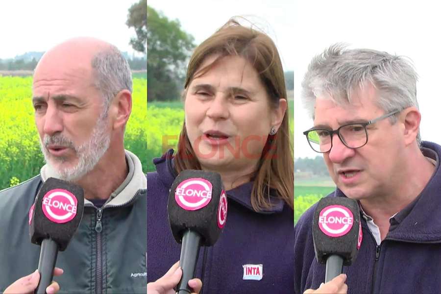 Ricardo Melchori, Lucrecia Gieco y Leonardo Coll (foto Elonce)
