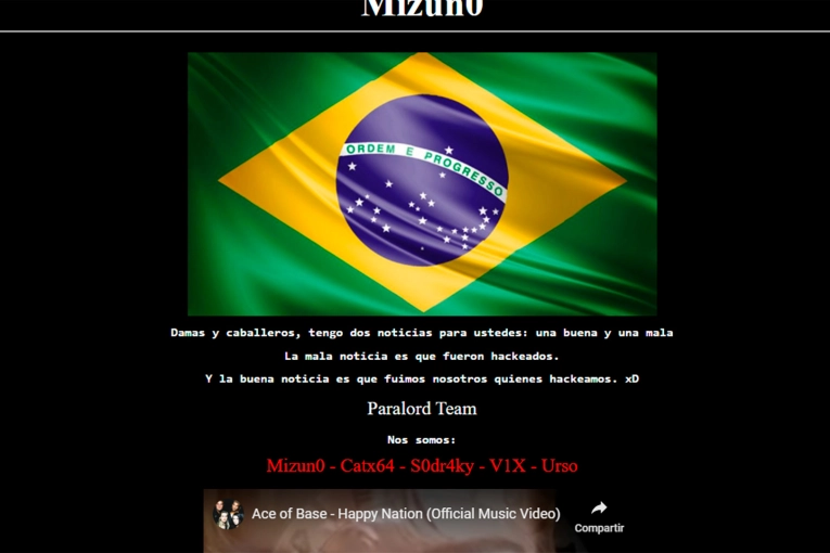 Hackearon la web del Consejo General de Educación y dejaron un mensaje futbolero
