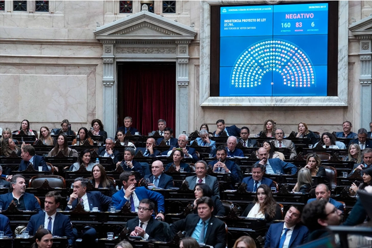 Diputados ratificó el veto de Milei al aumento de las jubilaciones: hubo abstenciones clave