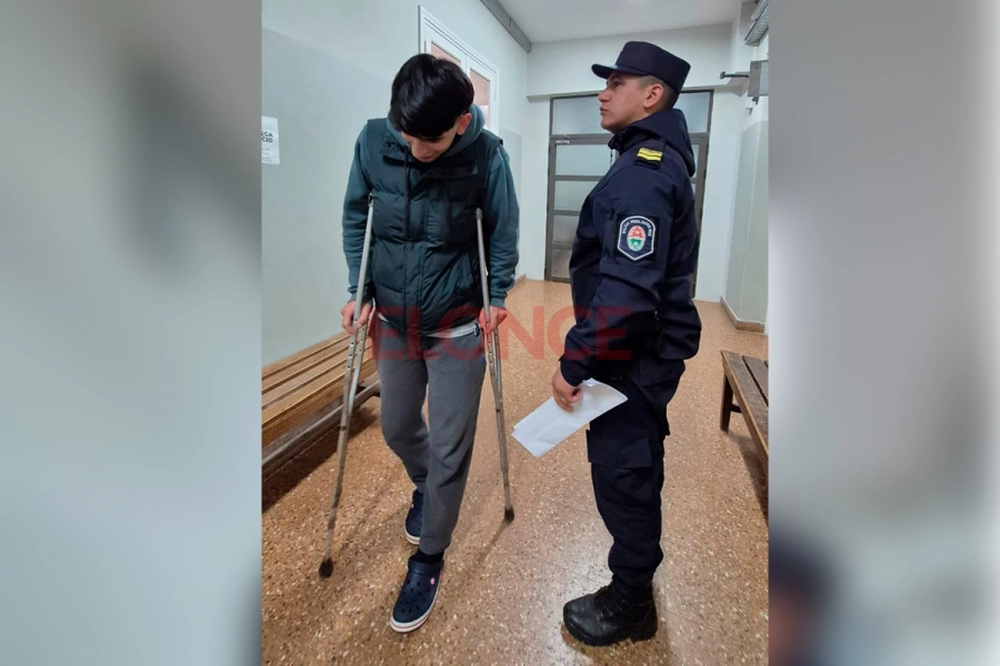 Gianfranco P&eacute;rez, imputado por tr&aacute;gico accidente (foto Concordia Policiales)