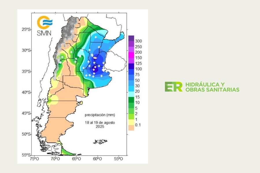 Récord histórico de lluvias en Entre Ríos (cuadro Gobierno de Entre Ríos)