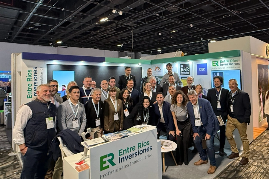El stand de Entre R&iacute;os en Expo Real Estate