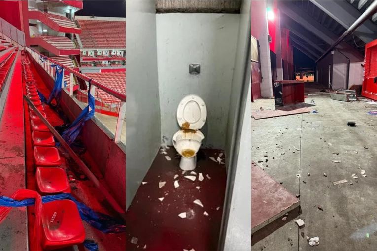 Fotos y videos: así quedó el estadio de Independiente tras los destrozos