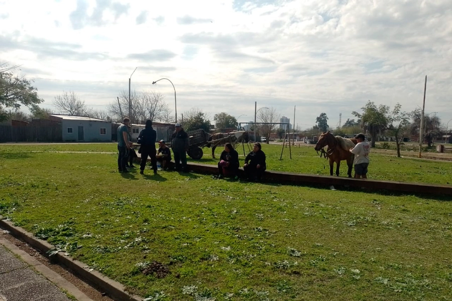 Reclamo de cartoneros de Concordia (foto Elonce)