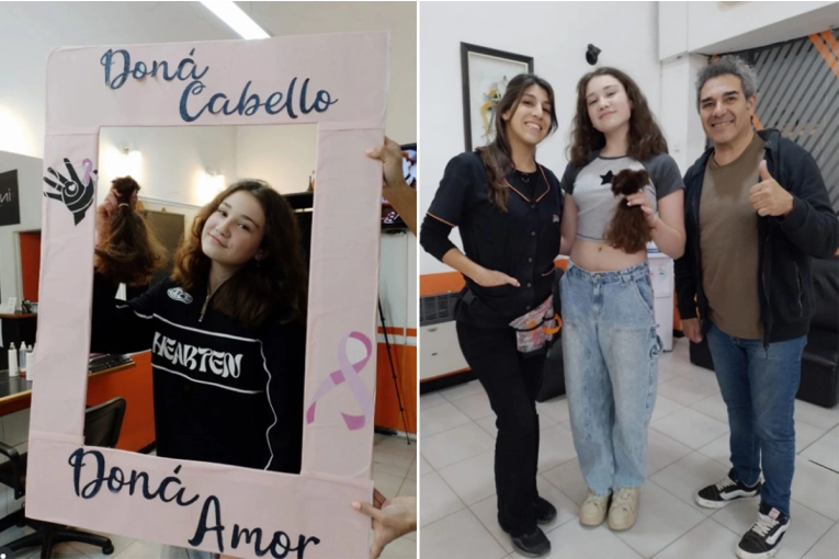 Habrá una jornada de donación de cabello en Paraná para confeccionar pelucas oncológicas