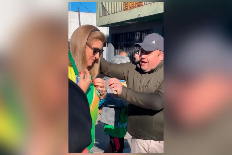 La intendenta Rosario Romero complet&oacute; los 3 km junto a la concejal Luisina Minni.