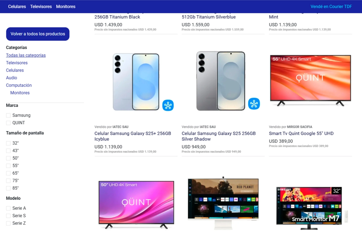 Ya se pueden comprar productos electrónicos de Tierra del Fuego más baratos