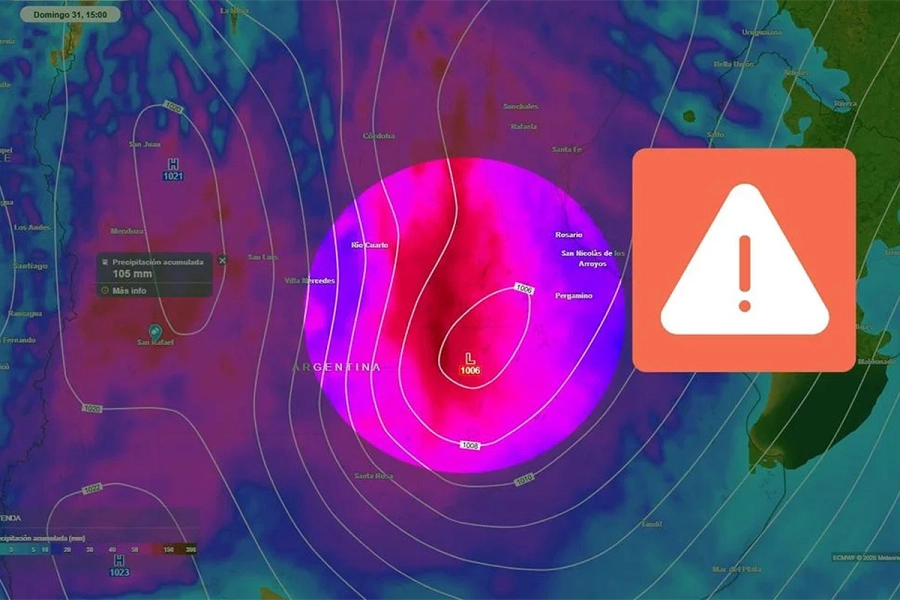 Alertan por copiosas lluvias. Meteored