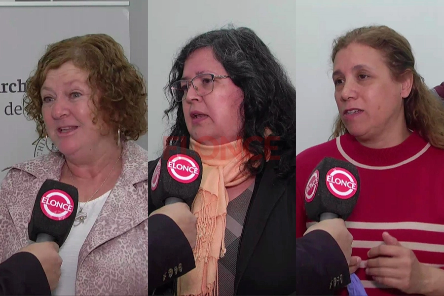 Silvina P&eacute;rez, Viviana Galante y Milagros Rodr&iacute;guez (foto Elonce)