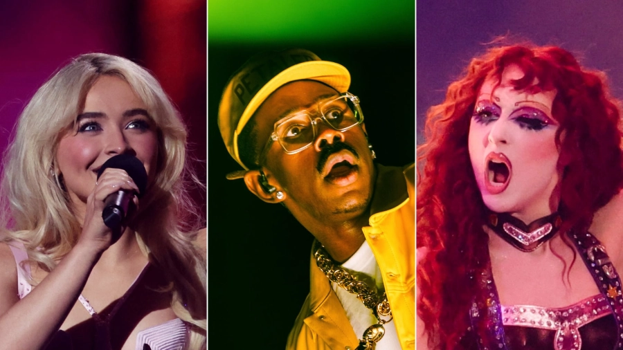 Sabrina Carpenter, Tyler, The Creator y Chappell Roan