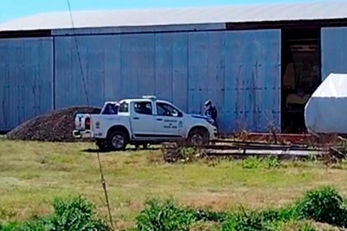 Fatal accidente laboral en zona rural.