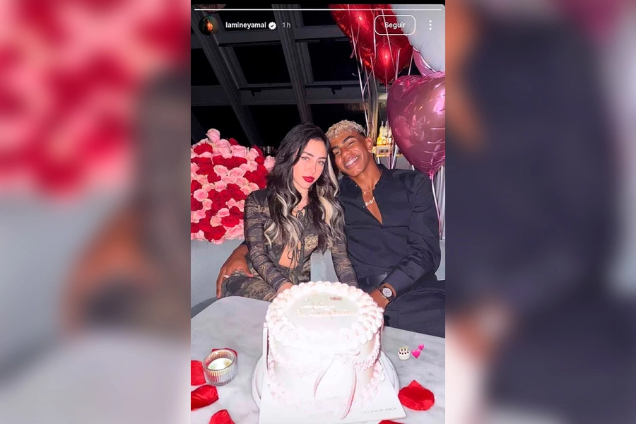 Lamine Yamal y Nicki Nicole. Redes