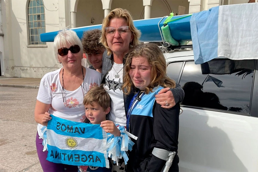 Katya Unrein, campeona de Paracanotaje, regres&oacute; a Rosario del Tala entre vítores-Canal 5 Univisi&oacute;n