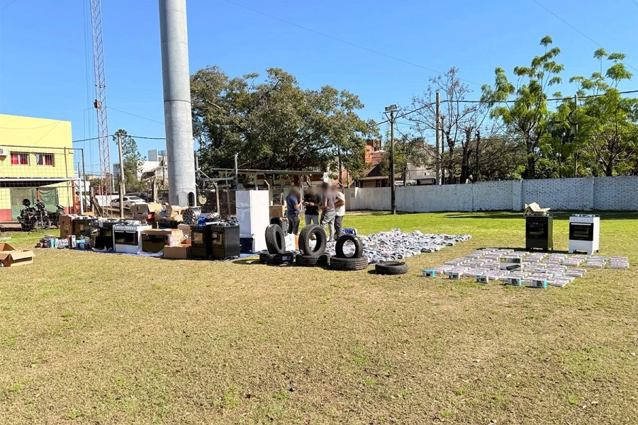 Contrabando desarticulado en Formosa. Gendarmer&iacute;a Nacional